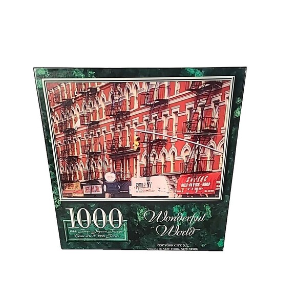 The Canadian Group Sure Lox 1000 piece puzzle "Wonderful World" NY City NEW - Picture 7 of 7